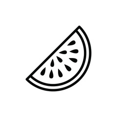 watermelon icon design vector template