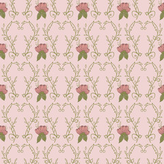 pattern, seamless composition, floral patterns