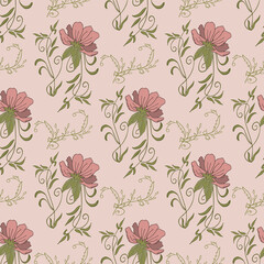 pattern, seamless composition, floral patterns