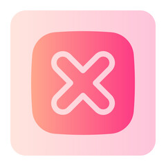 Obraz premium failed gradient icon