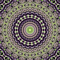 Abstract round ornamental mandala