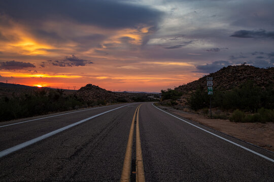 The Route 66 in Arizona