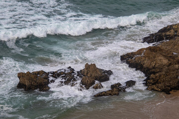 Coastline off Roberg Nature Reserve on the Garden Route in South Africa