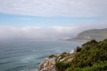 Coastline off Roberg Nature Reserve on the Garden Route in South Africa