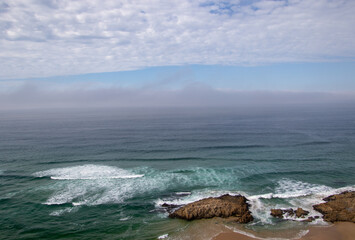 Coastline off Roberg Nature Reserve on the Garden Route in South Africa
