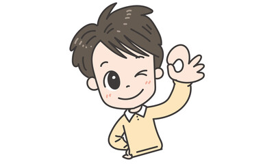 いいね！をしている男性