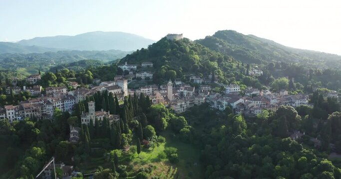 Asolo one of the most beautiful medieval villages in Italy.