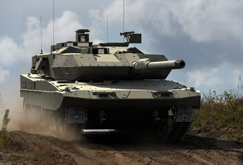 German Main Battle Tank Leopard 2A5