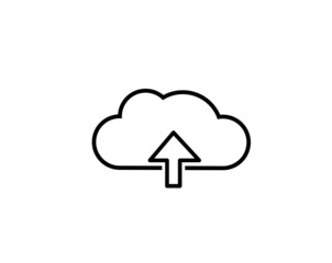 cloud upload computing icon