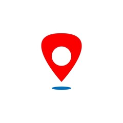 pin location logo design vector illustration
