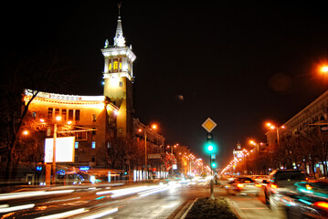 Fototapeta na wymiar view of the city hall