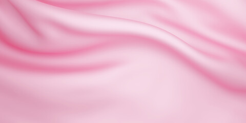 Pink fabric background with copy space 3d render