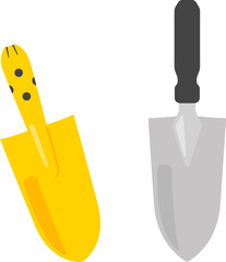 スコップ、移植ゴテ