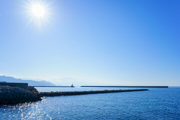 Obraz premium 一の宮海岸(香川県観音寺市)