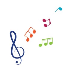 Music Note Icon Vector illustration design