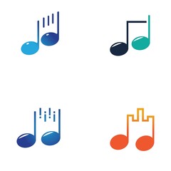 Music Note Icon Vector illustration design