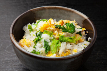 菜の花の混ぜご飯