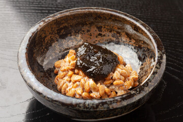 海苔の佃煮の納豆