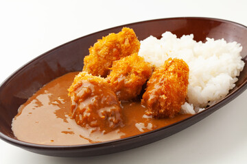 カキフライカレー