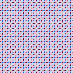 Abstract geometric pattern Squares Octagons Flowers Light delicate pastel pink blue color palette
