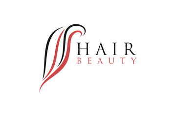 Minimalist Beauty Hair logo design inspiration
