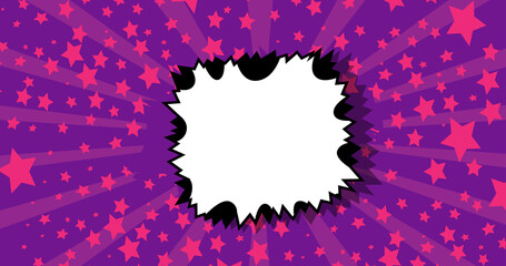 Retro comic book style Speech Bubble background. Manga cartoon backdrop. Pop art comics poster, wallpaper.