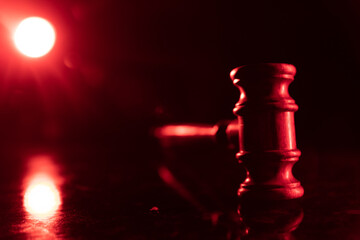 Judge's gavel . Law and justice concept , multi - exposure.