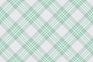 Tartan plaid background, diagonal check seamless pattern. Vector fabric texture for textile print, wrapping paper, gift card, wallpaper.