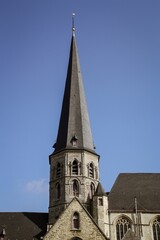 Fototapeta na wymiar Iglesia de San Jacobo o Iglesia de Santiago, en Gante, Bélgica. La primera iglesia de madera dedicada a Santiago se construyó en este lugar en 1093. La iglesia actual es de estilo románico.