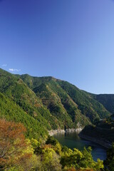 川上村　秋色増す山々