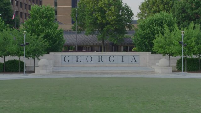 Georgia Sign in the Georgia State Capitol Atlanta