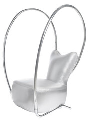 Fauteuil argent