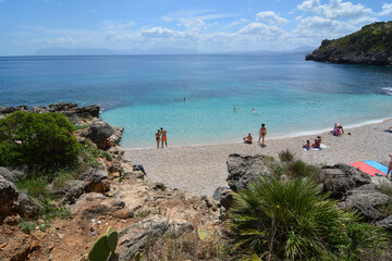 spiaggia di san vito lo capo a trapani regione sicilia