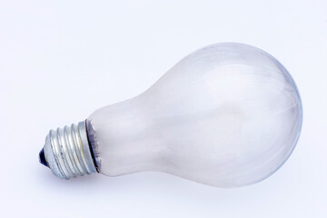 light bulb isolated on white