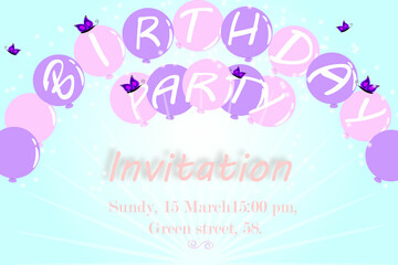 Invitation Birthday party2