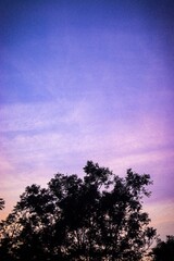 sunset over the river