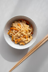 切り干し大根の煮物とお箸