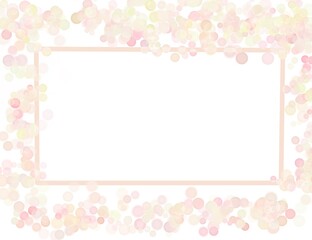 Frame with a white background to introduce words or phrases, surrounded by concentric circles in light colors.Perfect design for headlines, sale banner, wallpapers and design elements