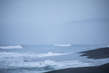 Pacific ocean in the morning