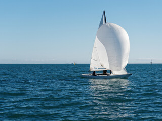  sailing schooners model 470 in the gulf of la spezia