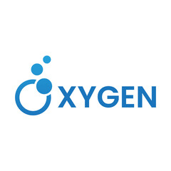 modern oxygen vector logo design