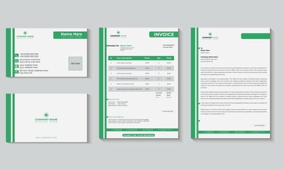 Professional Business Card and Stationery Template