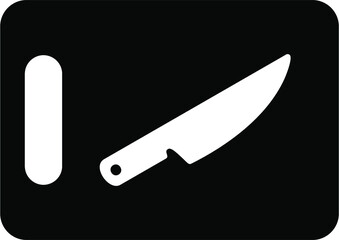 Cutting Board Glyph Icon