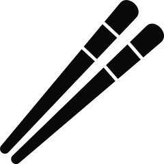 Chinese Sticks Glyph Icon