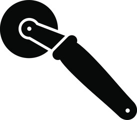 Pizza Cuttier Glyph Icon