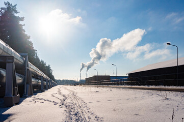 Heat transmission in winter