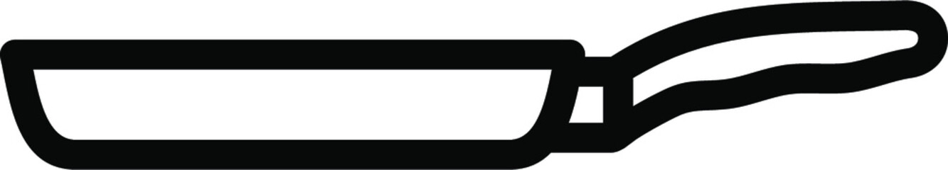 Obraz premium Frying Pan Line Icon
