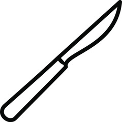 Knife Line Icon