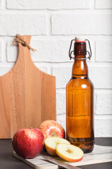 Apple cider vinegar, fruit salad dressing, homemade fermented product