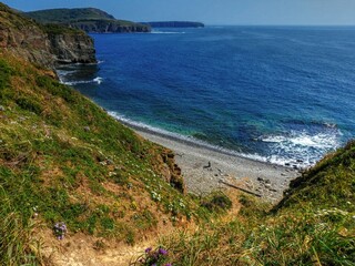 sea shore and rocks